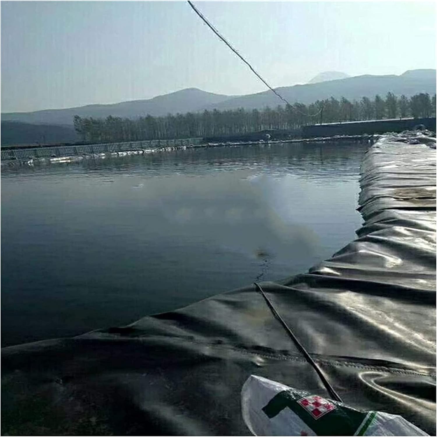 Durable Puncture-Proof Pond Liner - Waterproof Membrane for Fish Ponds & Garden Waterfalls, 26ft x 33ft (8x10m), Perfect for Aquaculture, Landscaping & Outdoor Projects