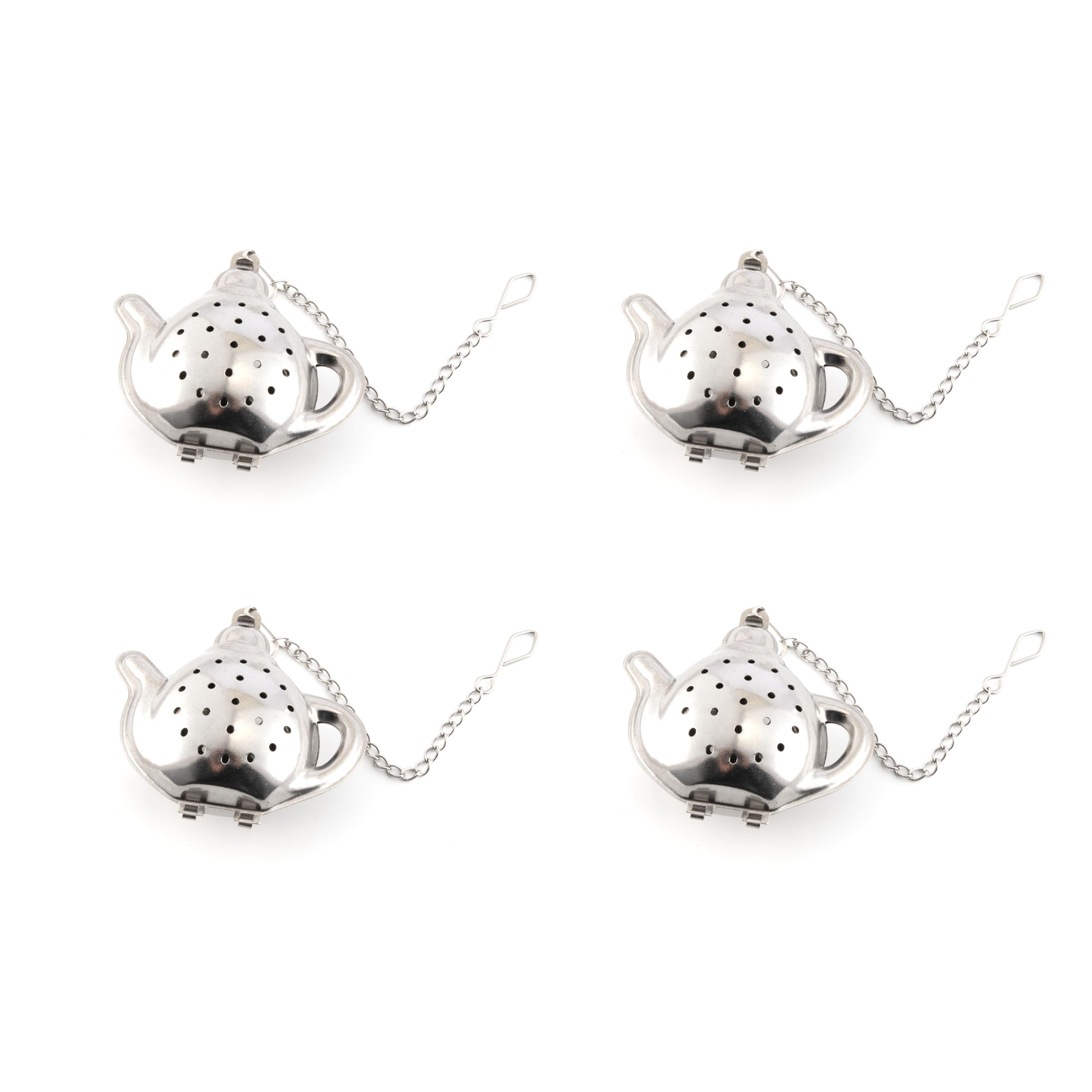 304 Stainless Steel teapot-shaped Tea Ball 1.8 Inch Tea Infuser Strainers Tea Strainer Filters Tea Interval Diffuser for Tea (4)