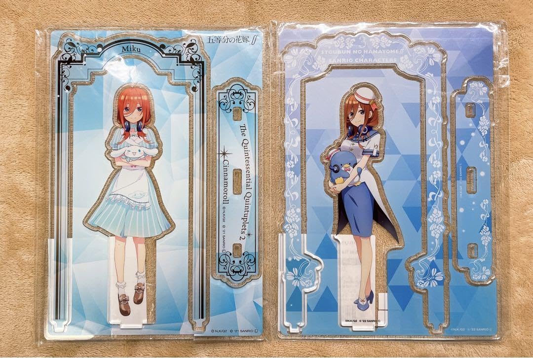 Amazon.co.jp: 五等分の花嫁 コラボ 中野三玖 アクリルスタンド 2種 
