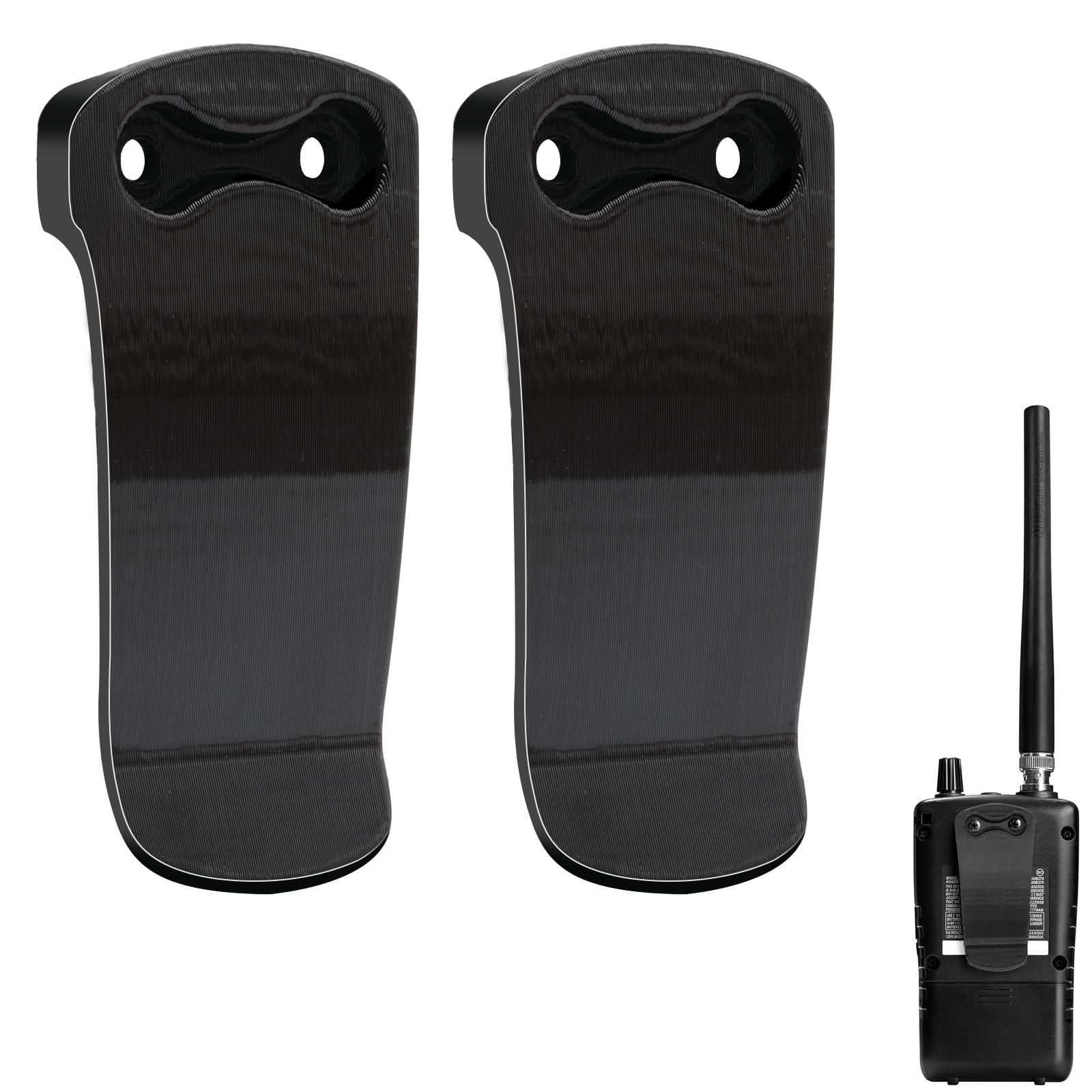Replacement Belt Hook Compatible with Uniden Bearcat BC125AT Handheld Scanner,Replace Your Broken Belt Hook (Black)