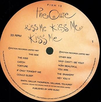 Kiss Me Kiss Me Kiss Me: The Cure: Amazon.ca: Music