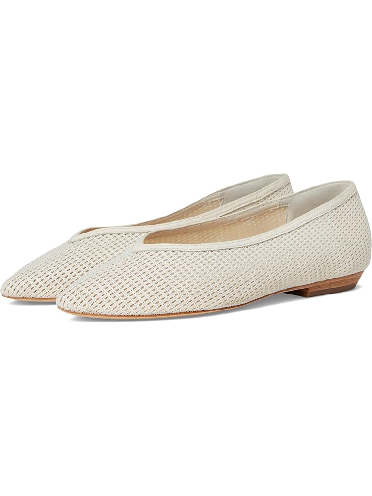 Khaki Veronica Beard Bancroft Mesh Ballerina/Skimmer Shoes