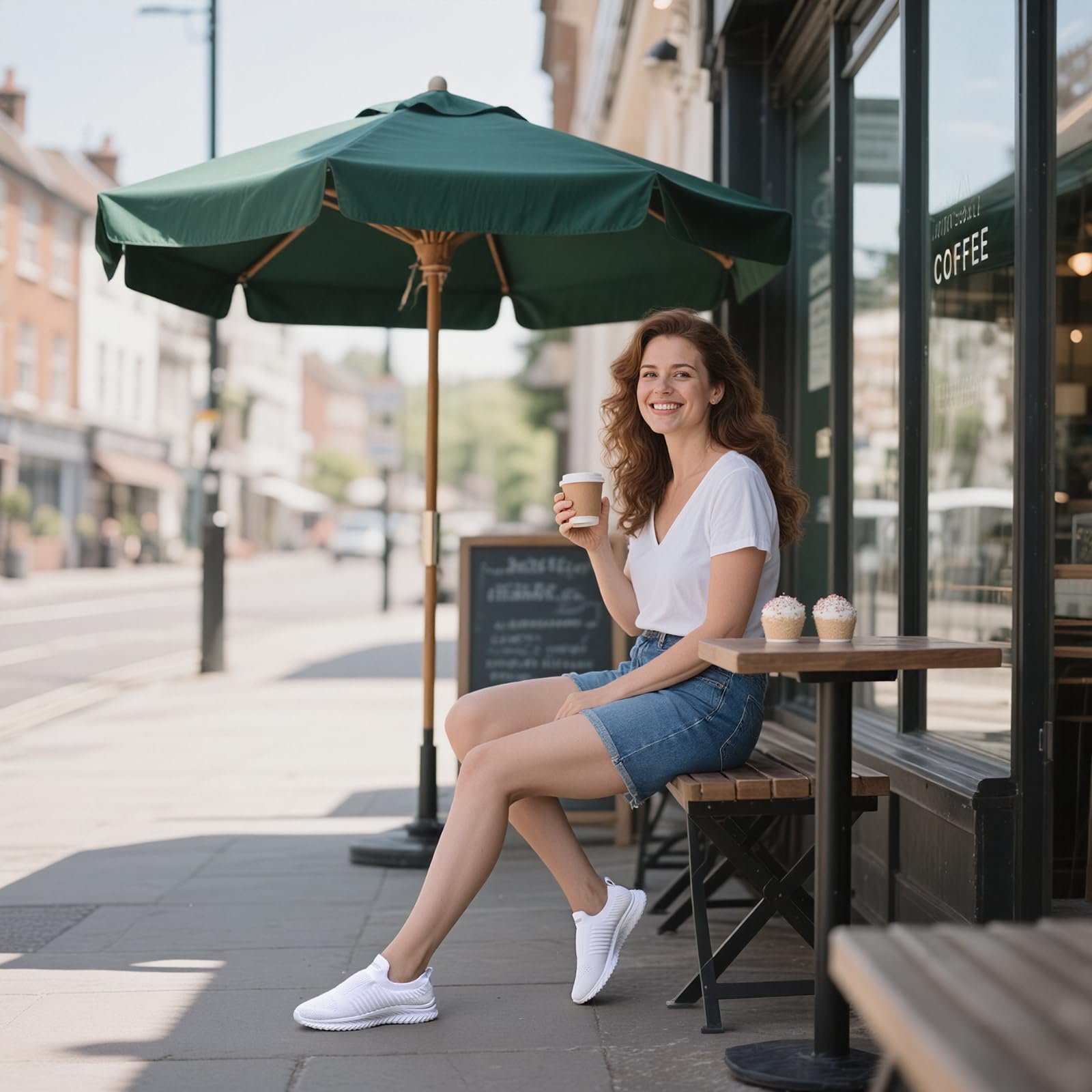 STQ Scarpe Sneakers Donna Senza Lacci Comode Traspiranti Leggera