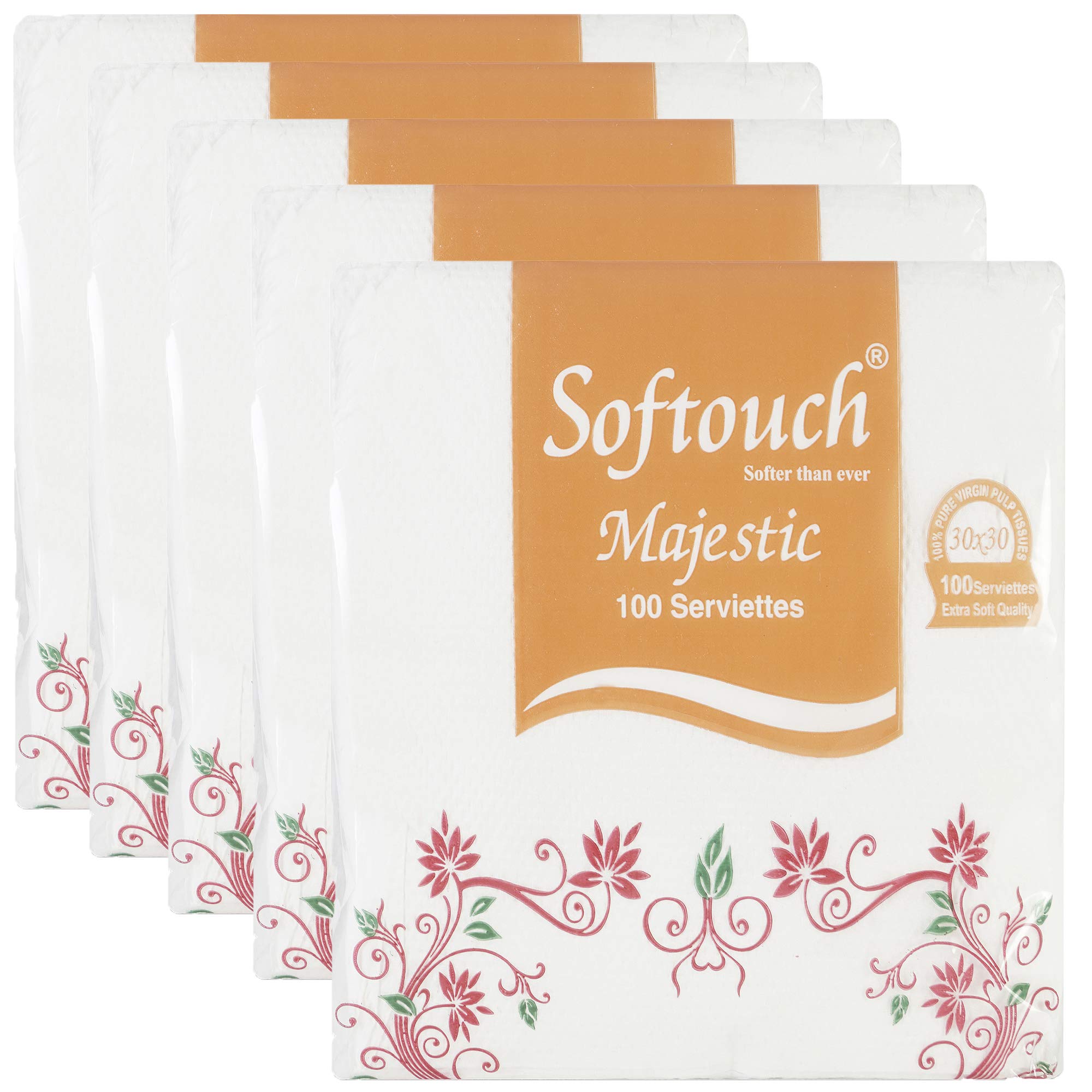 SofTouch Tissue paper Napkin 100 Pcs- Set of 5 (30 cm x 30 cm)- Multicolor (B08YL62VHG) Amazon Price History, Amazon Price Tracker