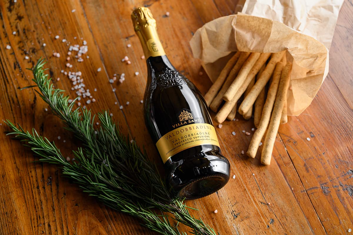 Villa Sandi Valdobbiadene Prosecco Superiore DOCG Extra Dry Spumante 75 cl - 750 ml (Confezione da 6)