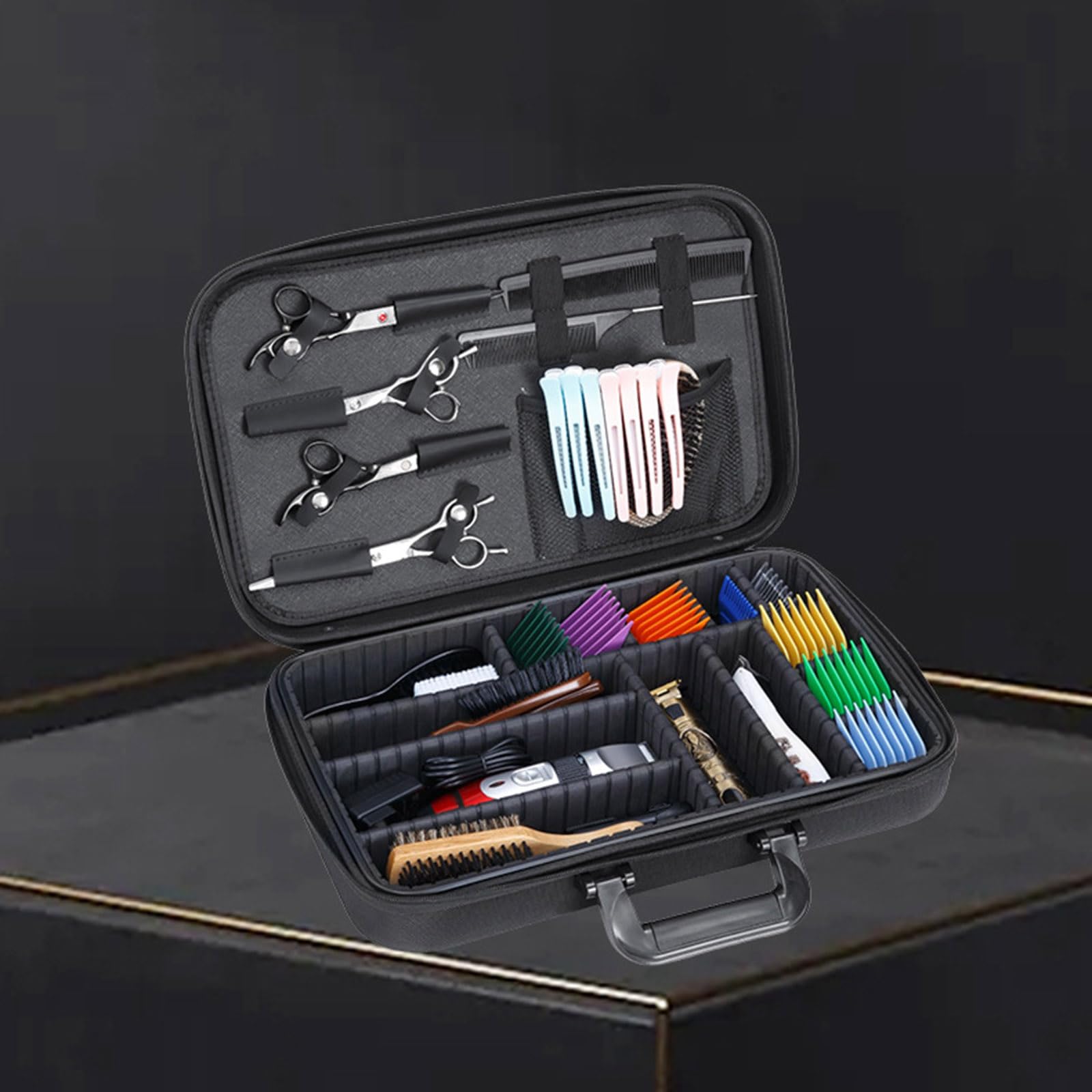 Professionelle Haar Styling Box Praktischer Aufbewahrungskoffer Für Haartrockner Lockenwickler Und Glätteisen Zubehör Organisiert Für Frauen Werkzeugkasten