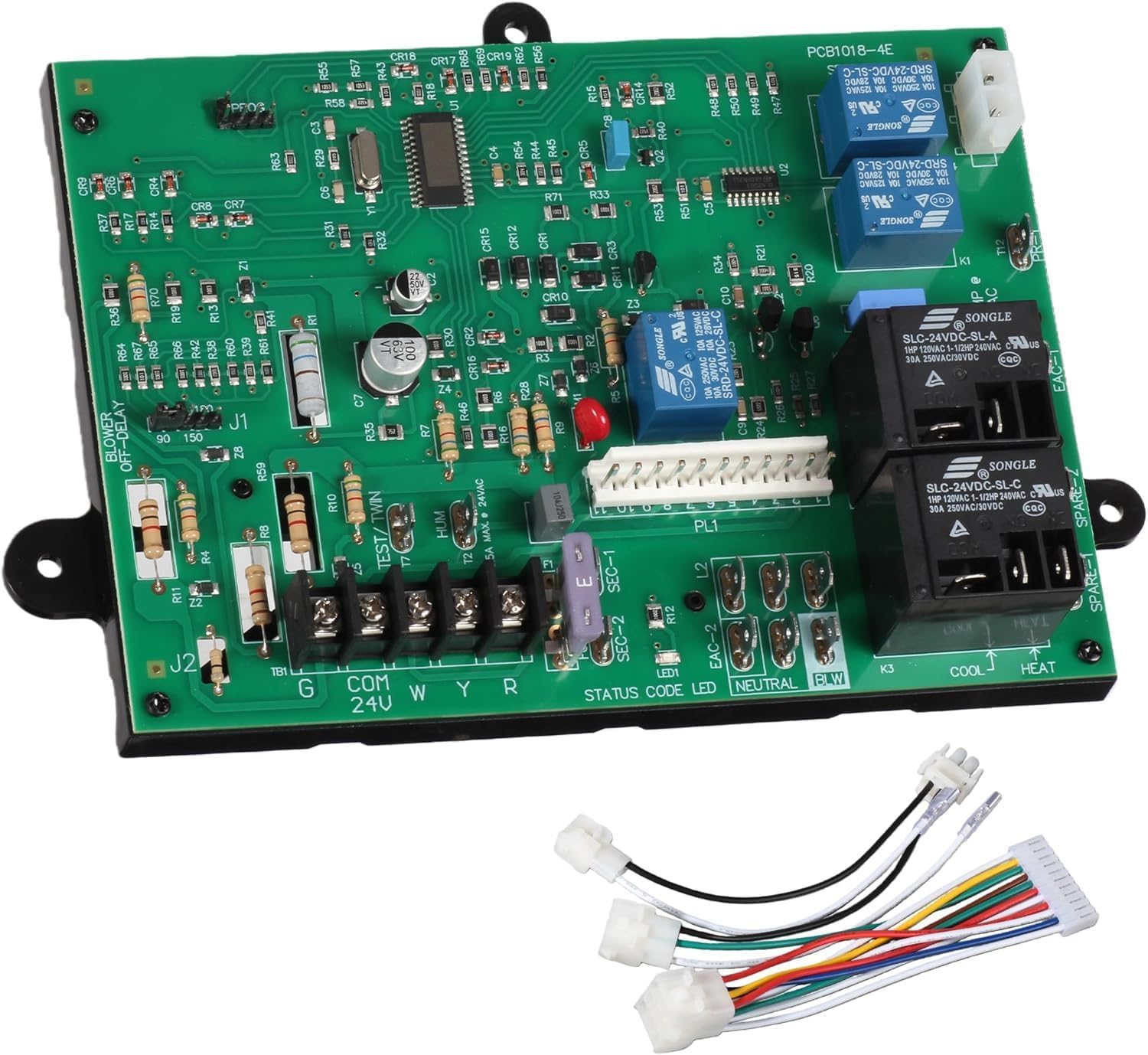 282A Furnace Control Board | Compatible for Carrier HK42FZ034 HK42FZ013 HK42FZ004 HK42FZ007 HK42FZ008 HK42FZ009 HK42FZ011 HK42FZ016 | CEPL1311012-01