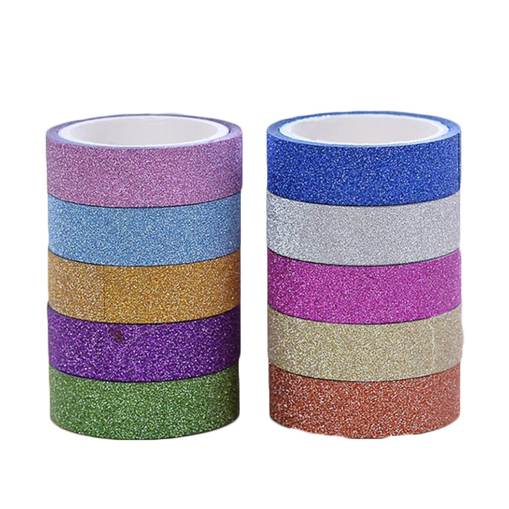 5 Nastri Adesivi Washi Colorati: Perfetti Per Scrapbooking, DIY, Etichette E Decorazioni Artistiche - 4