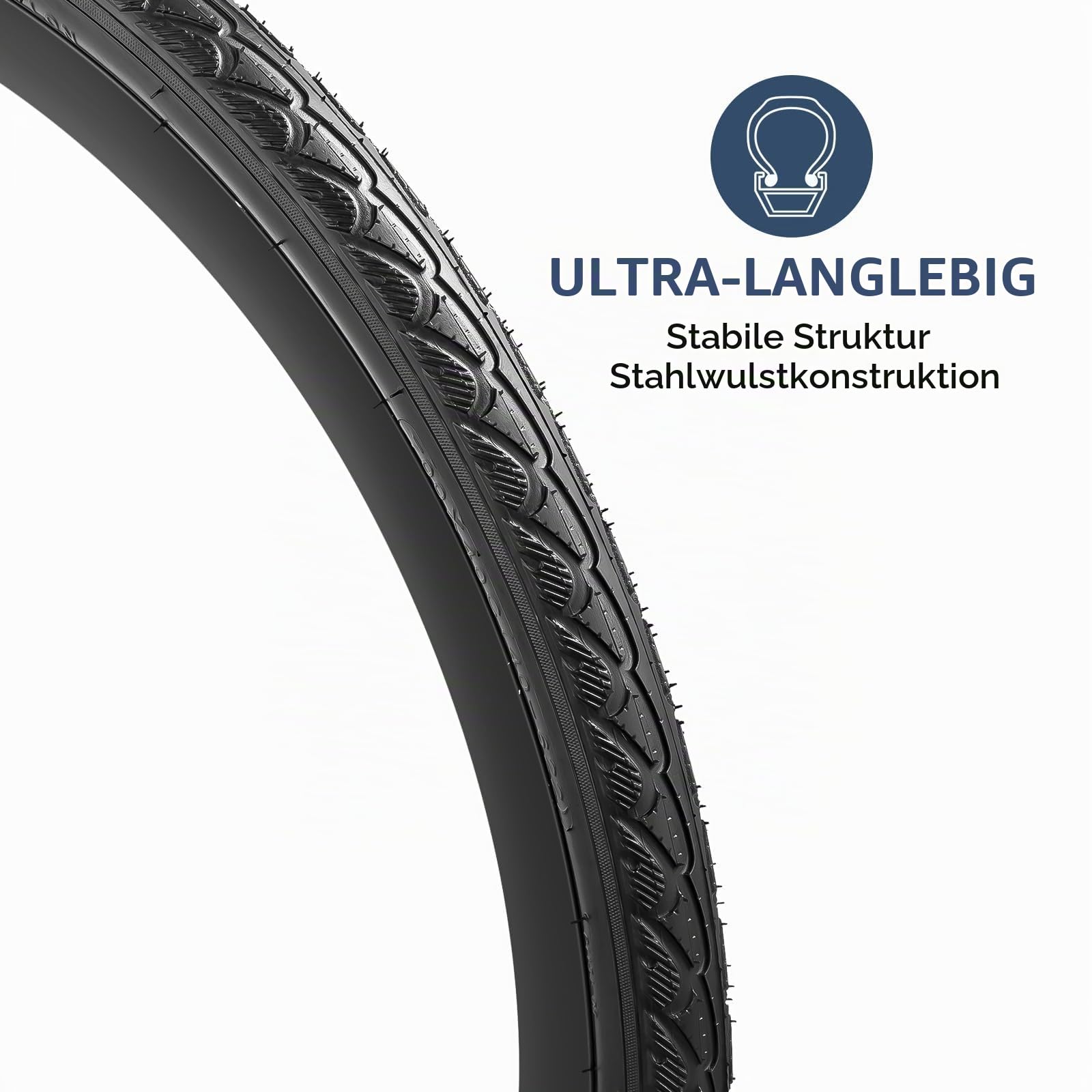 YunSCM 2Pcs Faltbarer 28 Zoll Reifen 28x1.60 700x40C Mantel 40-622 kompatibel Bike 700x38C 700x40C 700x42C 42-622 Fahrradreifen
