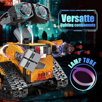 Sciencow 組み立ておもちゃ STEMロボットキット 5イン1 リモコン&アプリ制御組み立てセット DIY教育ビルディングブロックセット 男の子 女の子 6 7 8 9 10 11 12 13 14歳以上