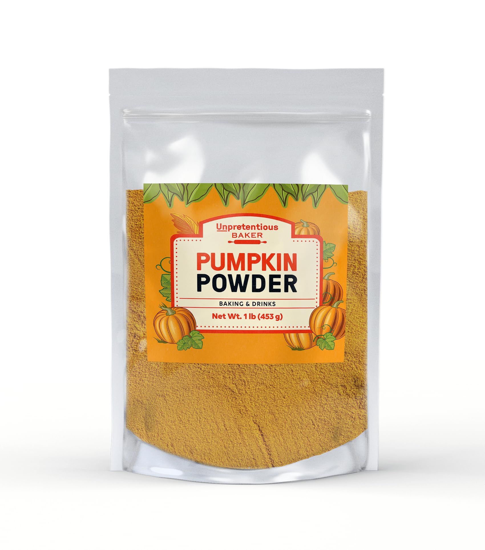 Unpretentious Pumpkin Powder, 1 lb, Baking & Food Additive, Superfood, Pure Pumpkin