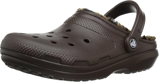 Crocs - Zuecos con forro clásico para hombre y mujer, para interior y  exterior, Marrón : Ropa, Zapatos y Joyería - Amazon.com