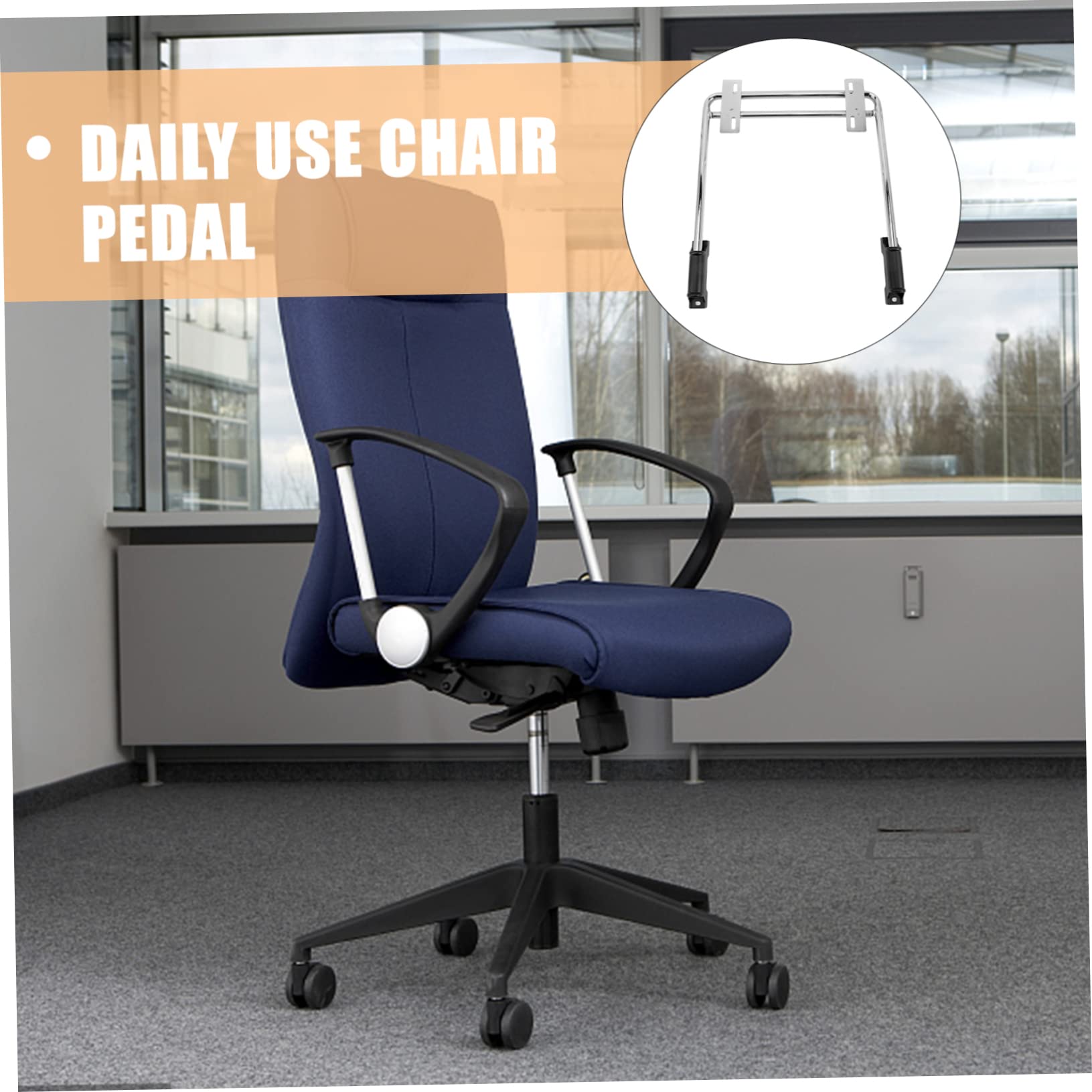 Ergonomische Fußstütze Für Bürostühle - Verstellbares Fußkissen Mit Austauschbarem Pedal Für Optimalen Komfort Im Home Office