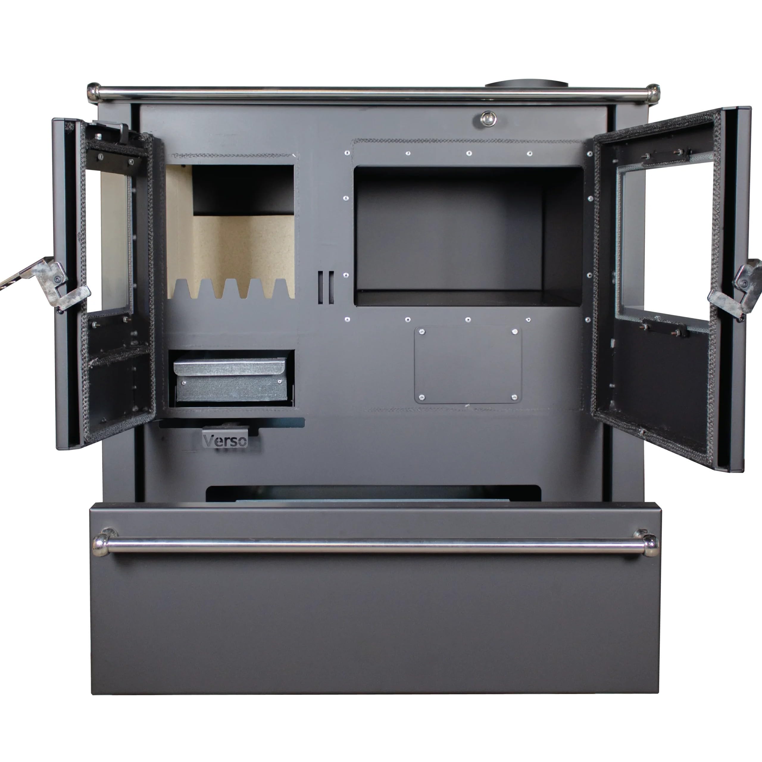 EEK A+ - Verso CS Plus Küchenofen Kaminofen Holzherd 7.7 kW - Schwarze
