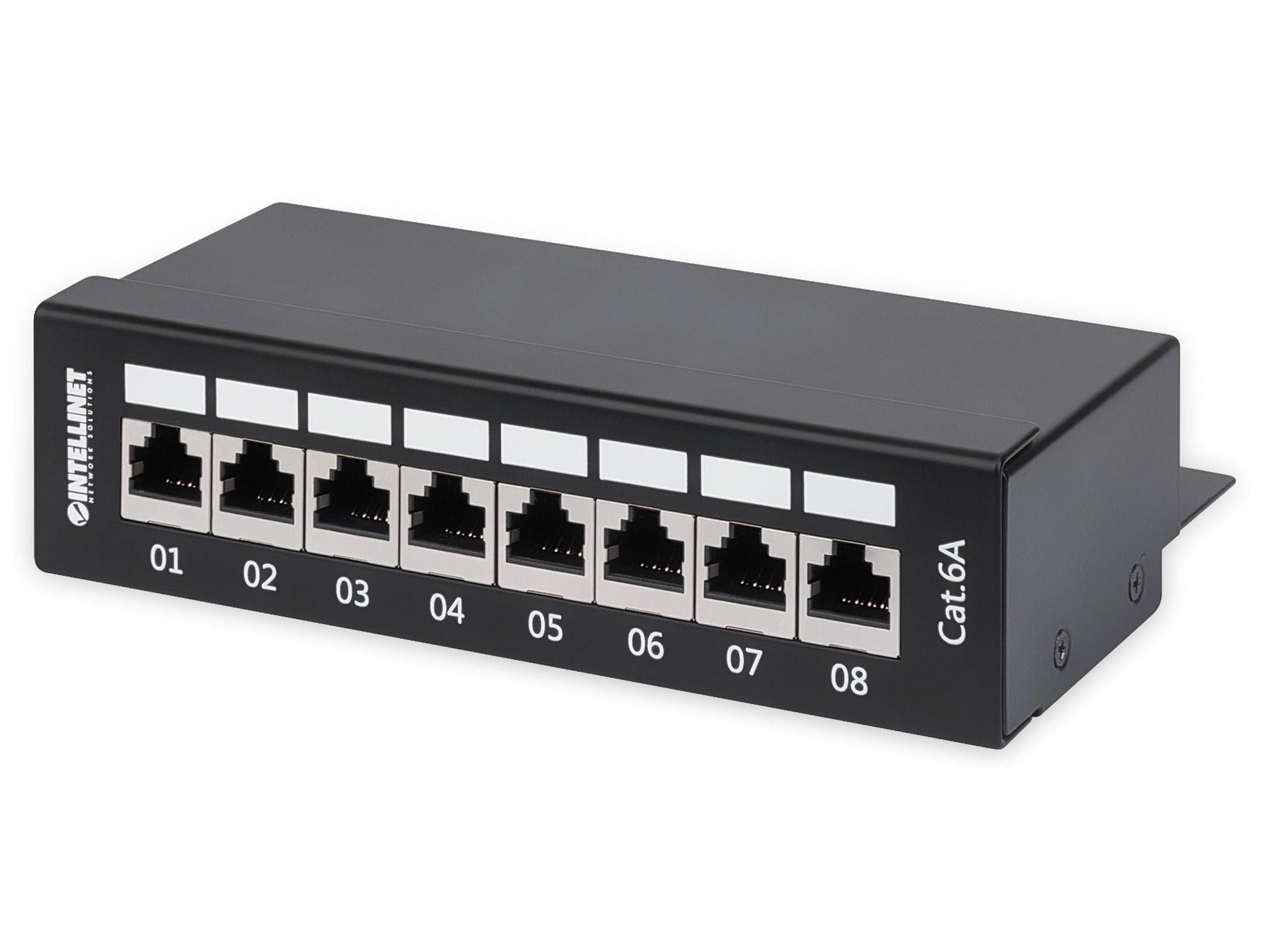 INTELLINET 720908 Panel de parcheo fini les câbles emmêlés dans le rack
