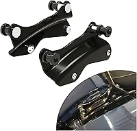 Vista 10 de ECOTRIC Kit de accesorios de acoplamiento cromados de 4 puntos compatible con Harley Davidson Touring Street Glide Road King Electra Glide 2014-2024