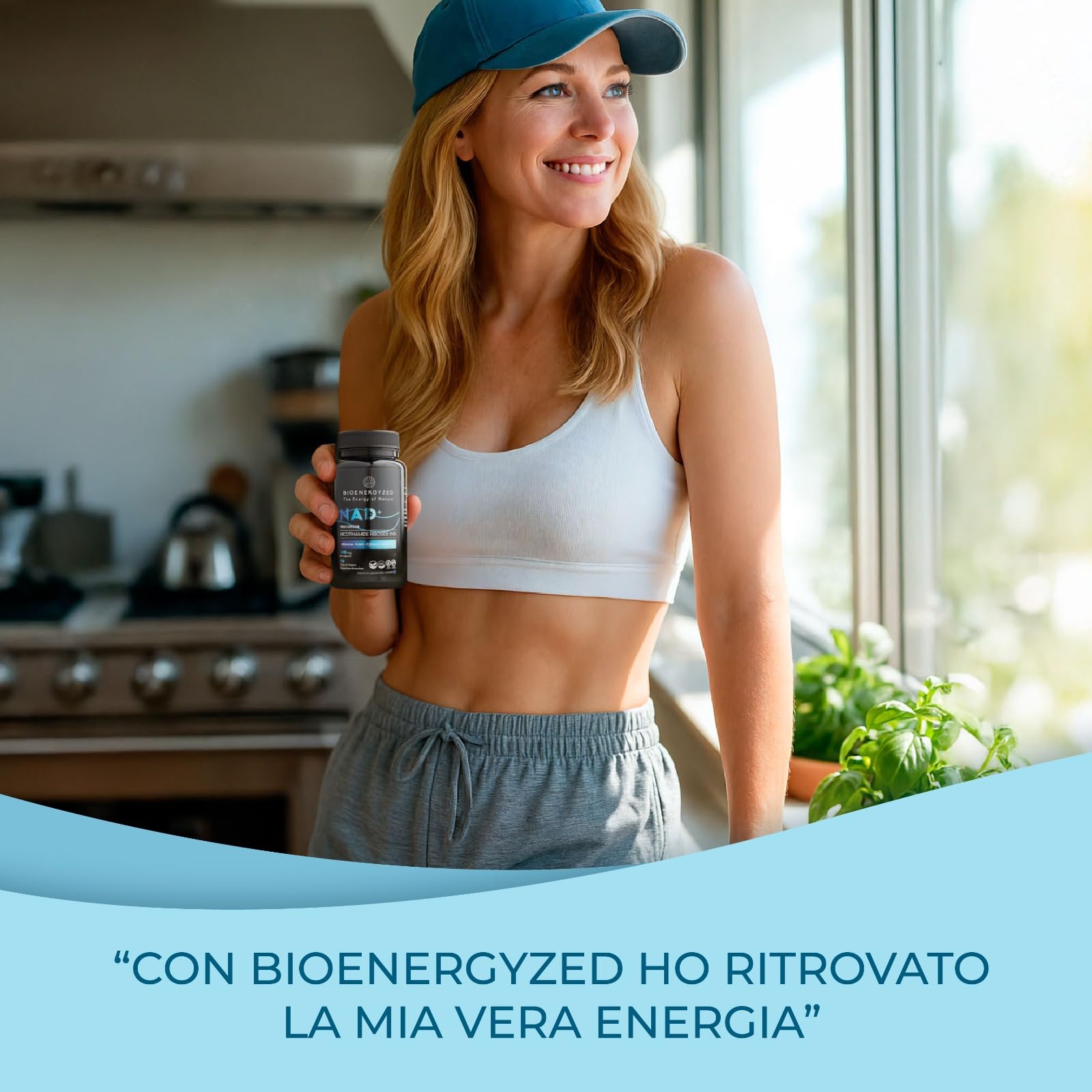 100% Nad Integratore Puro Alta Assorbibilità | Antietà | Sviluppato, Formulato e Prodotto in Europa | NAD+ Nicotinamide Riboside Power Shot | Dose massima Giornaliera, Grado Farmaceutico (30 Capsule)