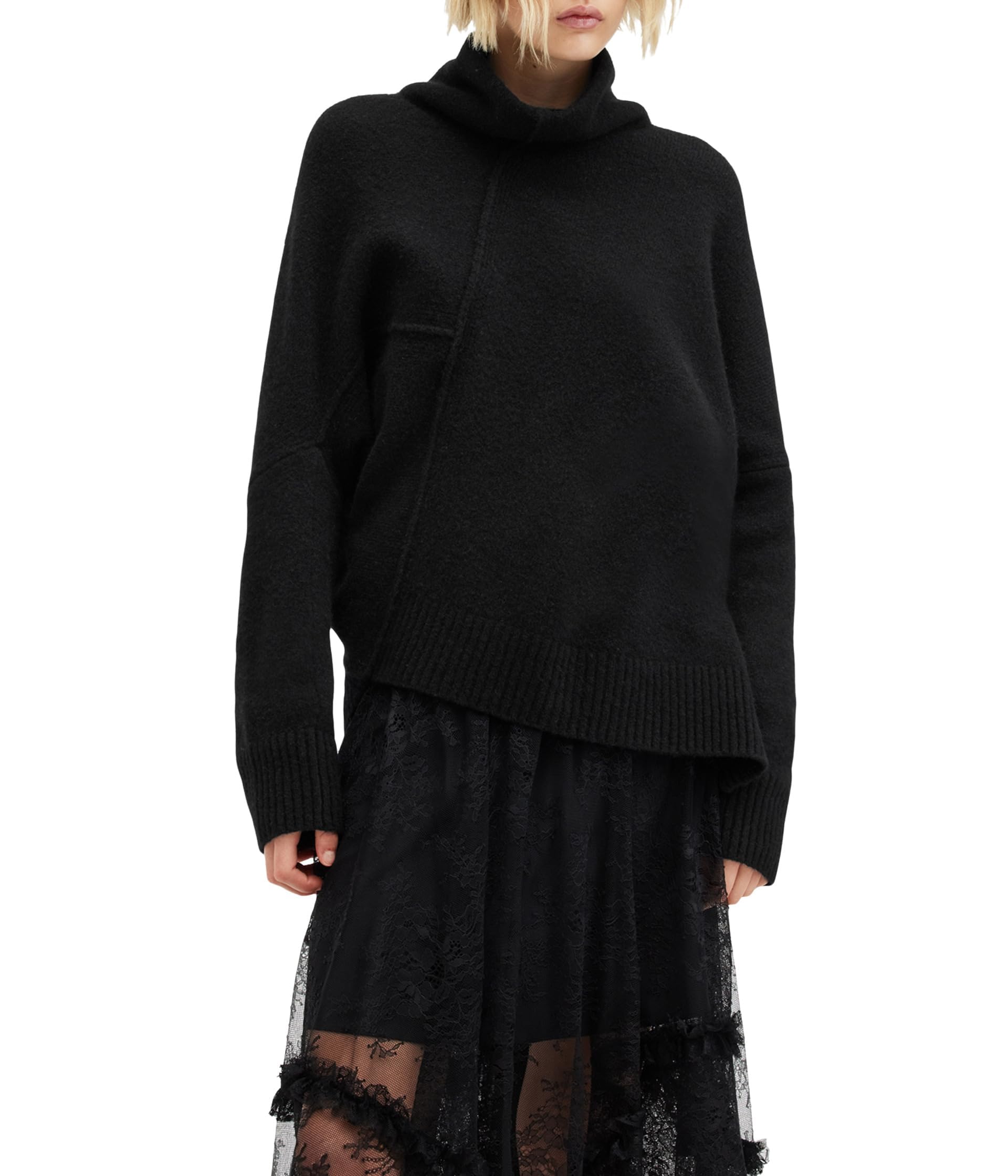 AllSaints Women's Lock Roll Neck