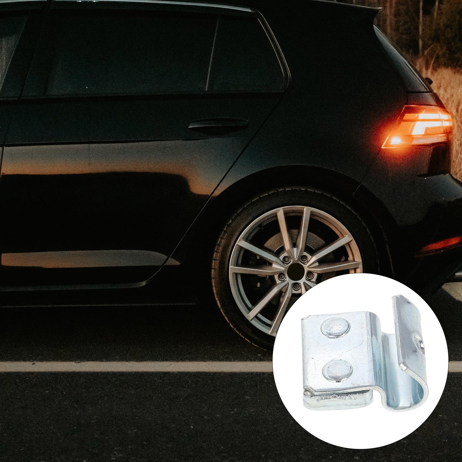Kit Pesi per Bilanciamento Pneumatici Auto 100 Pezzi in Ferro e Acciaio Clip per Cerchi in Lega Adatto a Riparazione e Guida Sicura