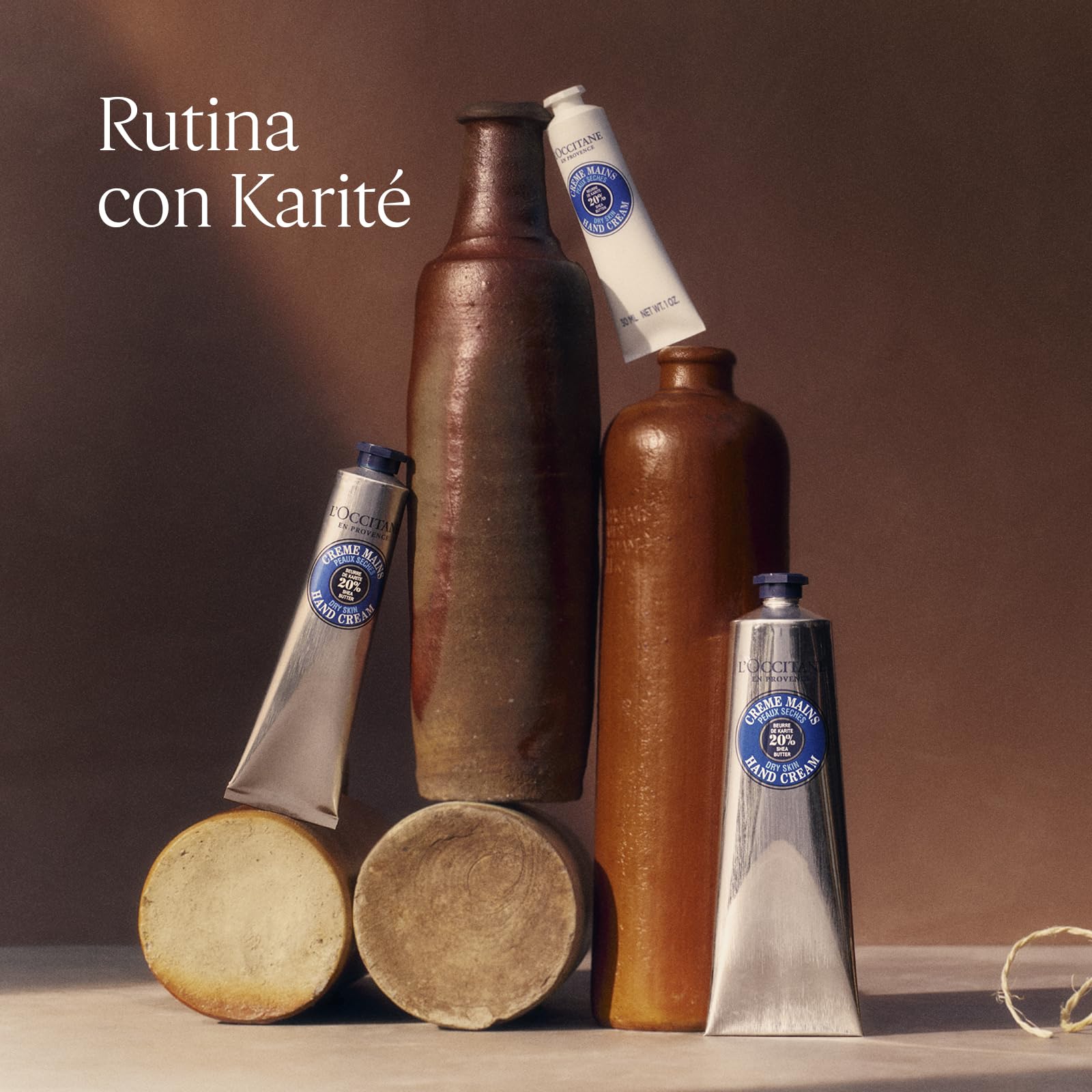 L'OCCITANE - Crema de manos Karité - 150 ml - Pieles secas - Fabricado en Francia