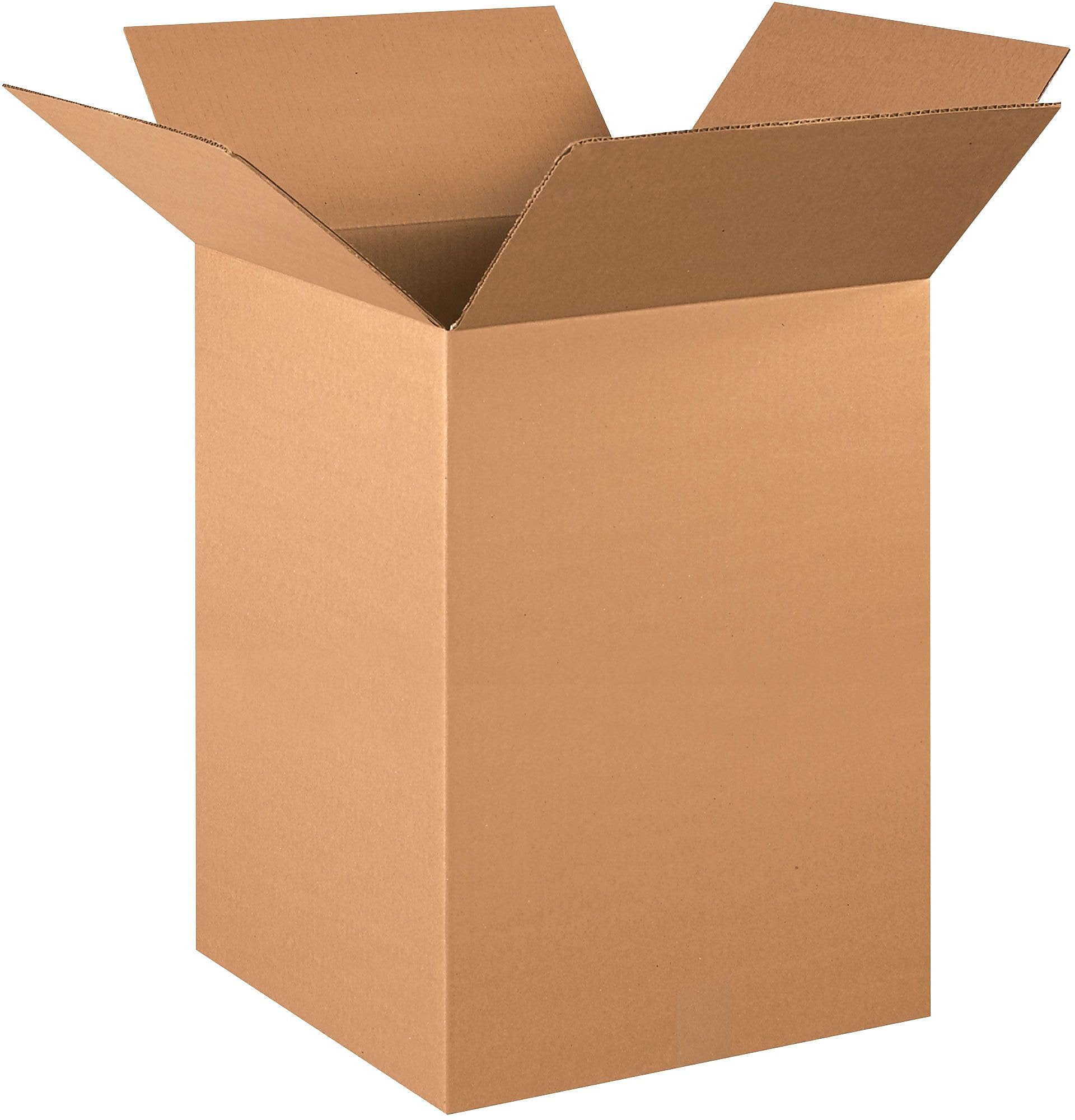 Corrugated Boxes 16-inch x 16-inch x 22-inch Kraft 20/Bundle