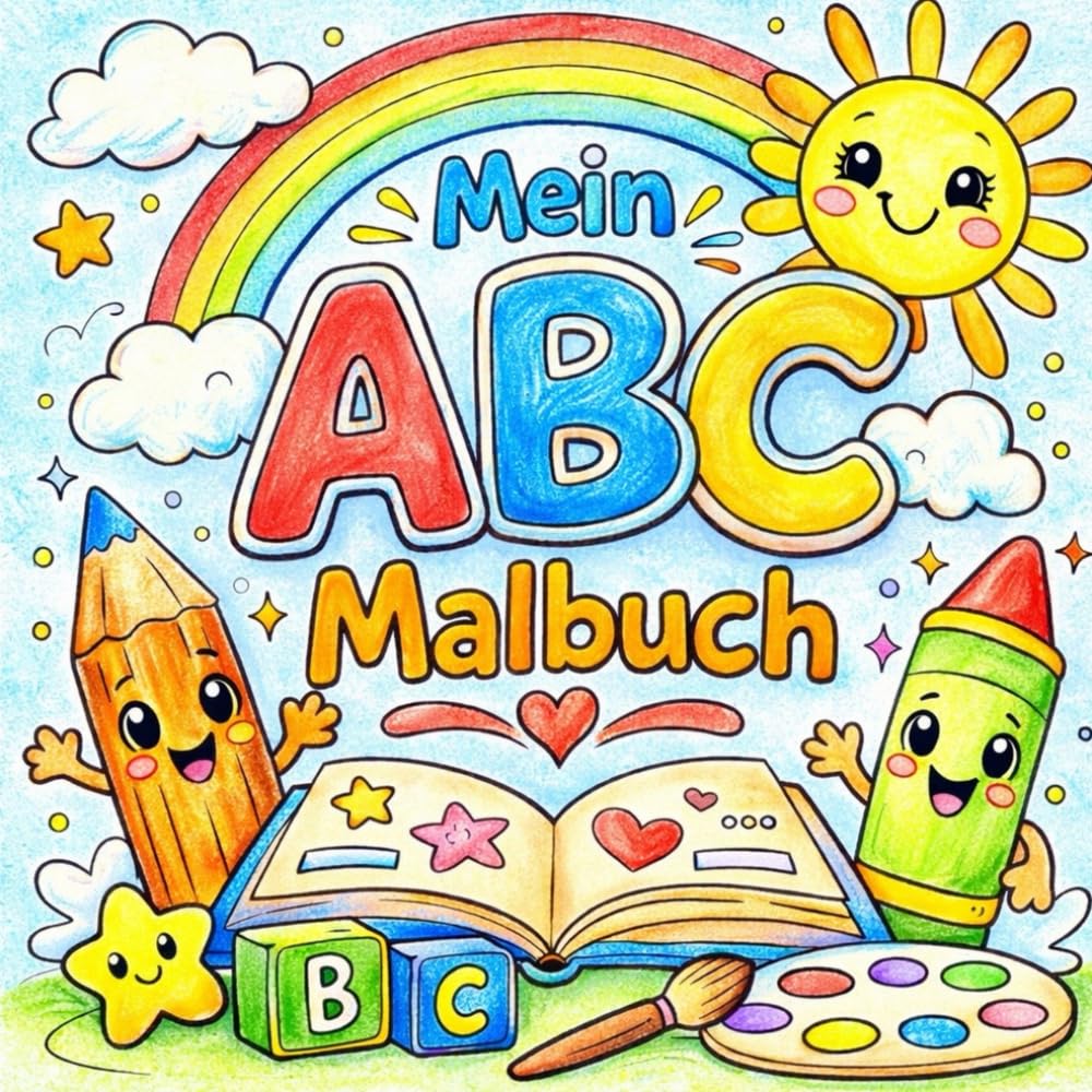 mal mal - mein ABC Malbuch: spielerisch das ABC kennenlernen