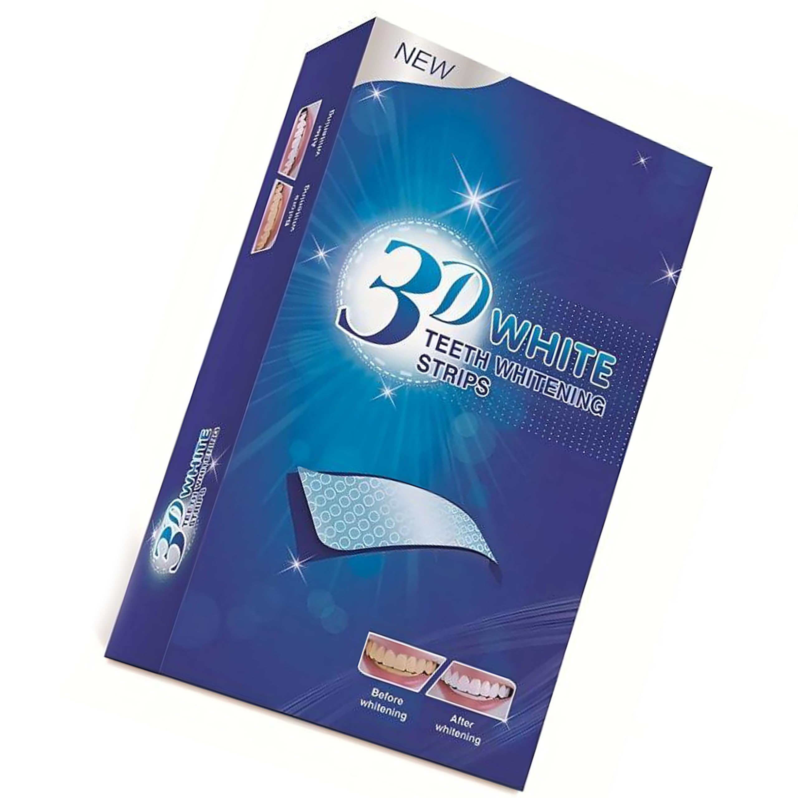 Teeth Whitening Strips 5-Pack Advanced Stain Removal Formula Gentle on Enamel