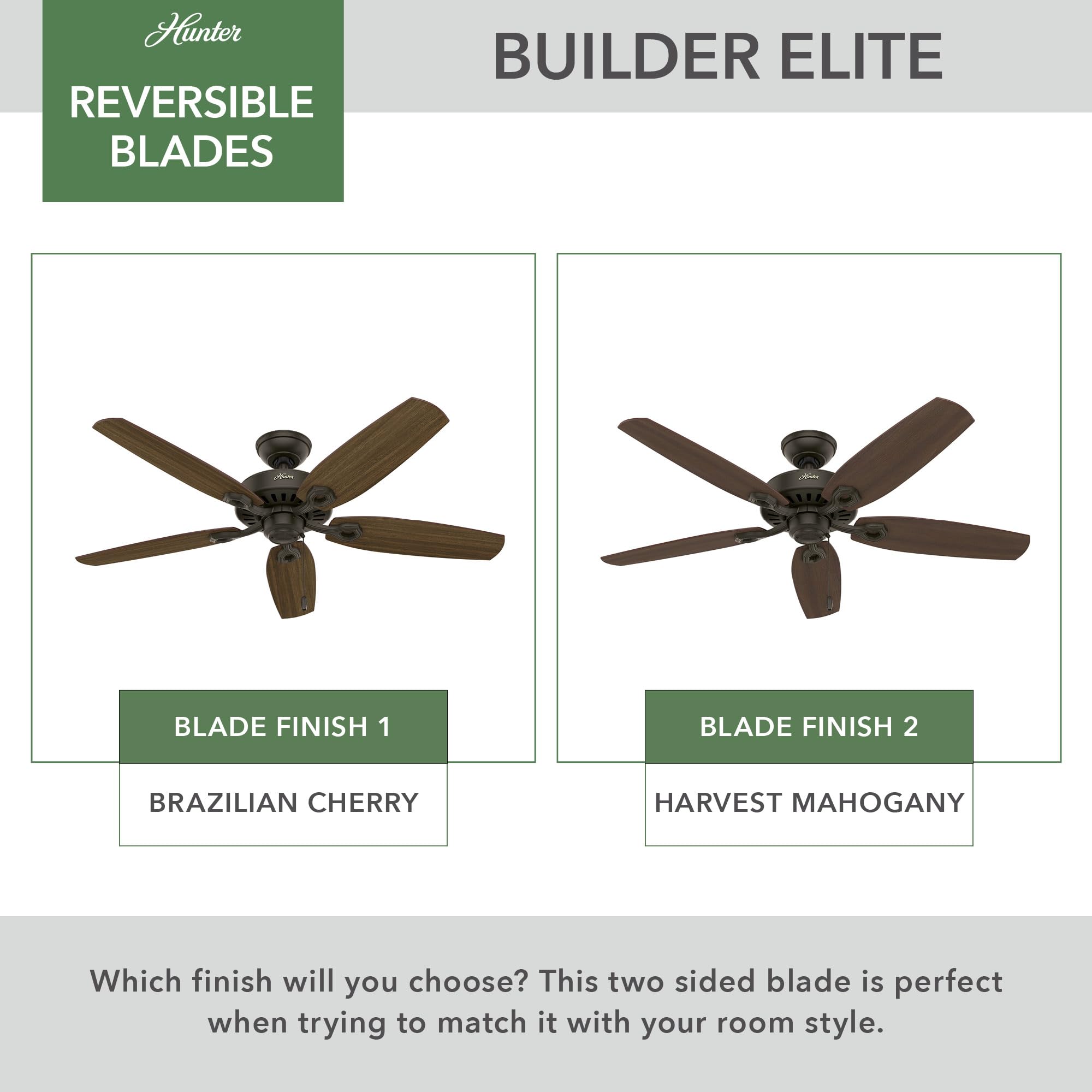 Hunter Architect Series II Ceiling Fan - Bronze -5