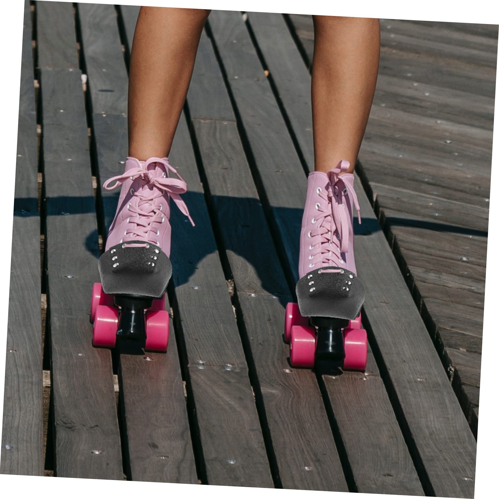 UPKOCH Skates Zehenschutz Rollschuhe Toe Caps Schutz Für Skates Schwarz Und Bunt Für Zusätzlichen Schutz Und Langlebigkeit Schlittschuhe