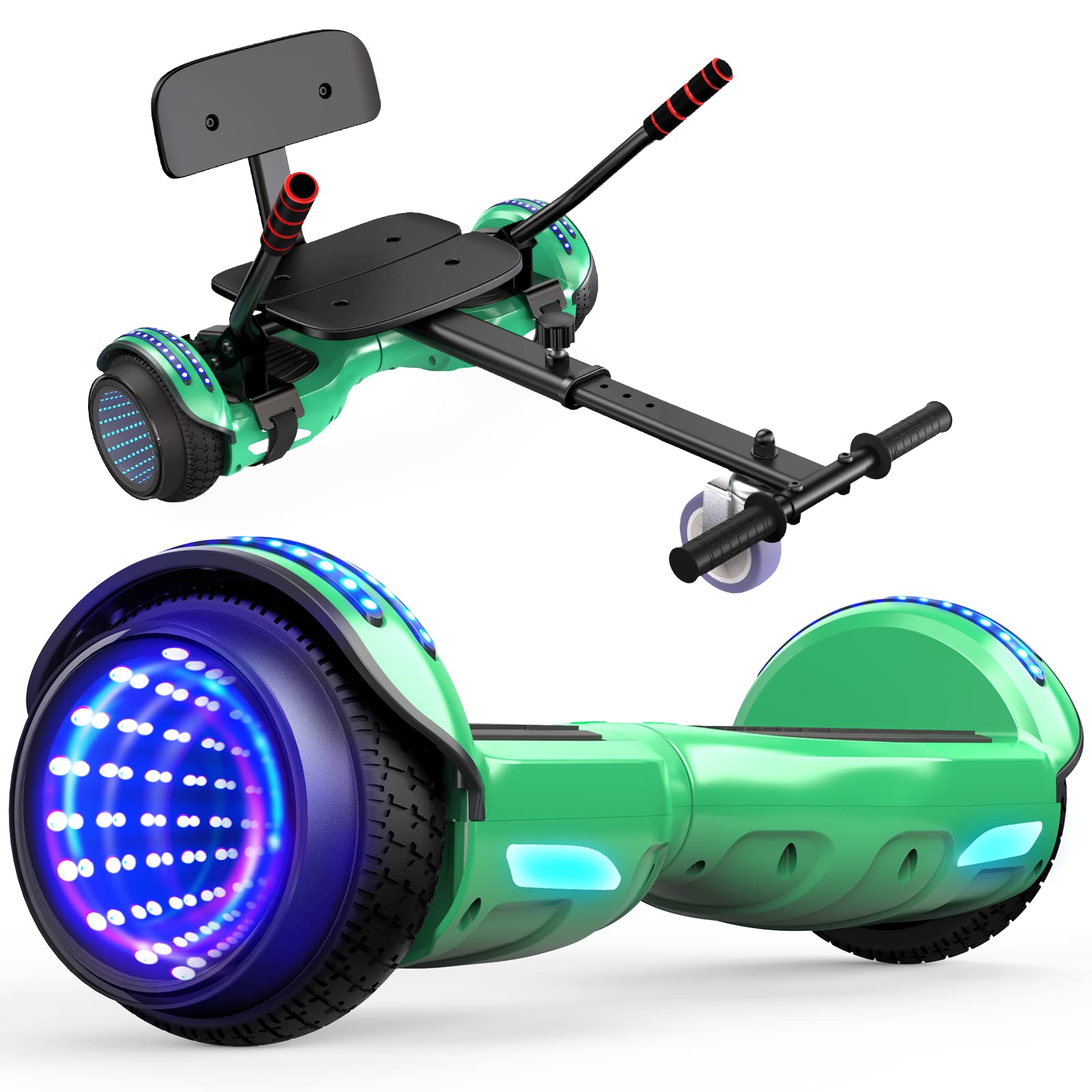 Hoverboard for Kids 6-12, 6.5 inch Self Balancing Hoverboard with Bluetooth and LED Lights, hover boards for kids ages 6-12