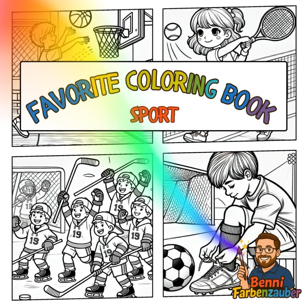 My favorite coloring book - Sport