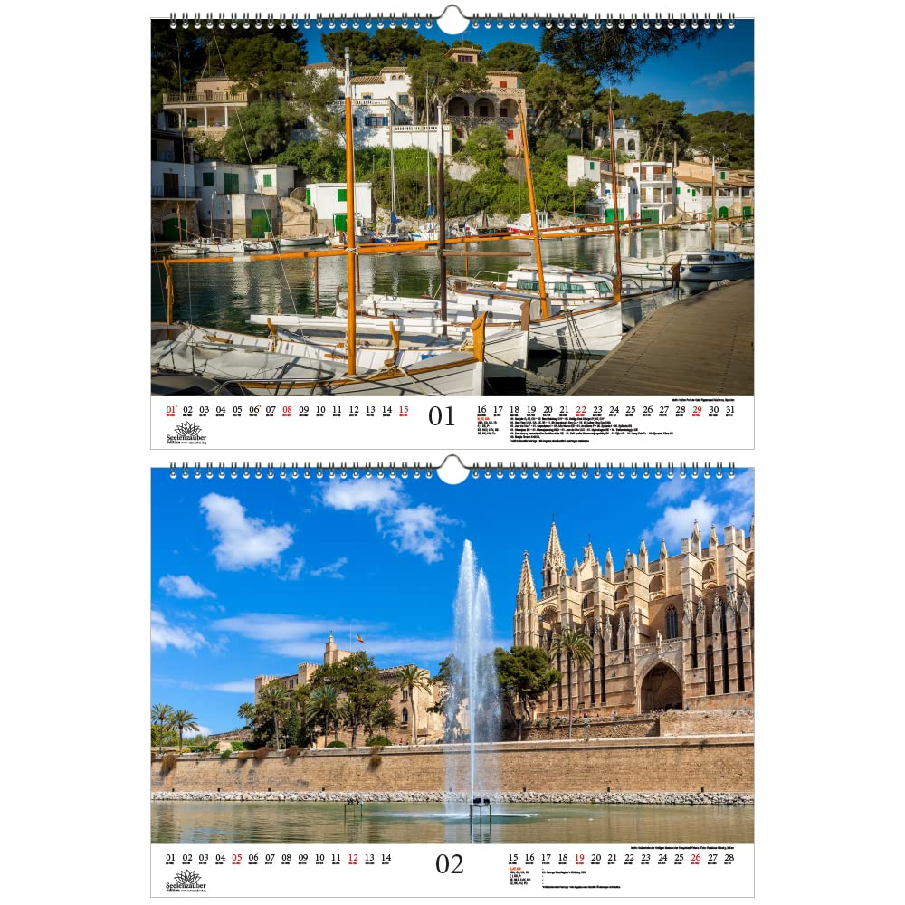 Mallorcazauber DIN A3 Immerwährender Kalender Mallorca - Seelenzauber Mallorcazauber DIN A3 Immerwährender Kalender Mallorca - Seelenzauber