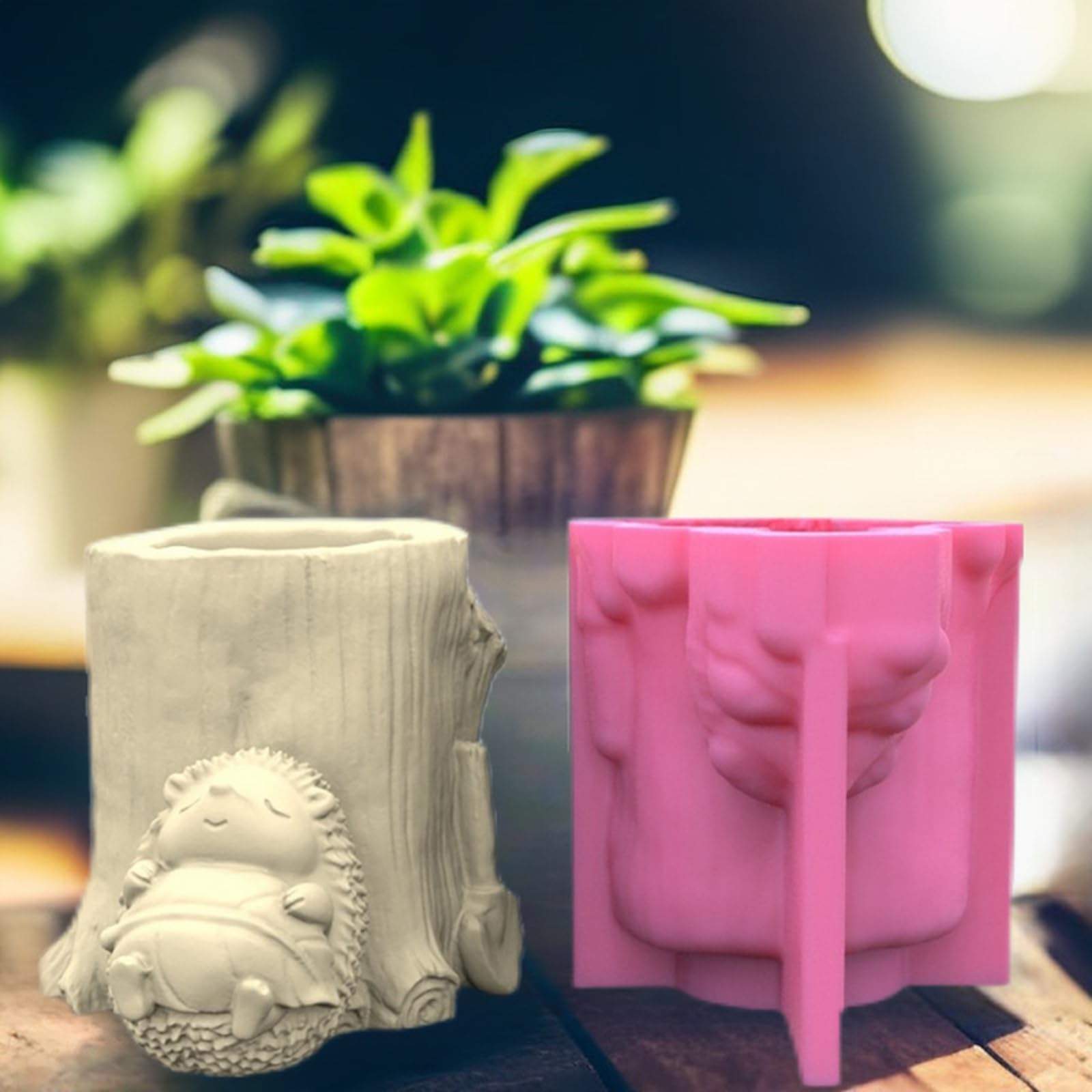 Moule en résine de Silicone pour Pot de fleurs succulentes,