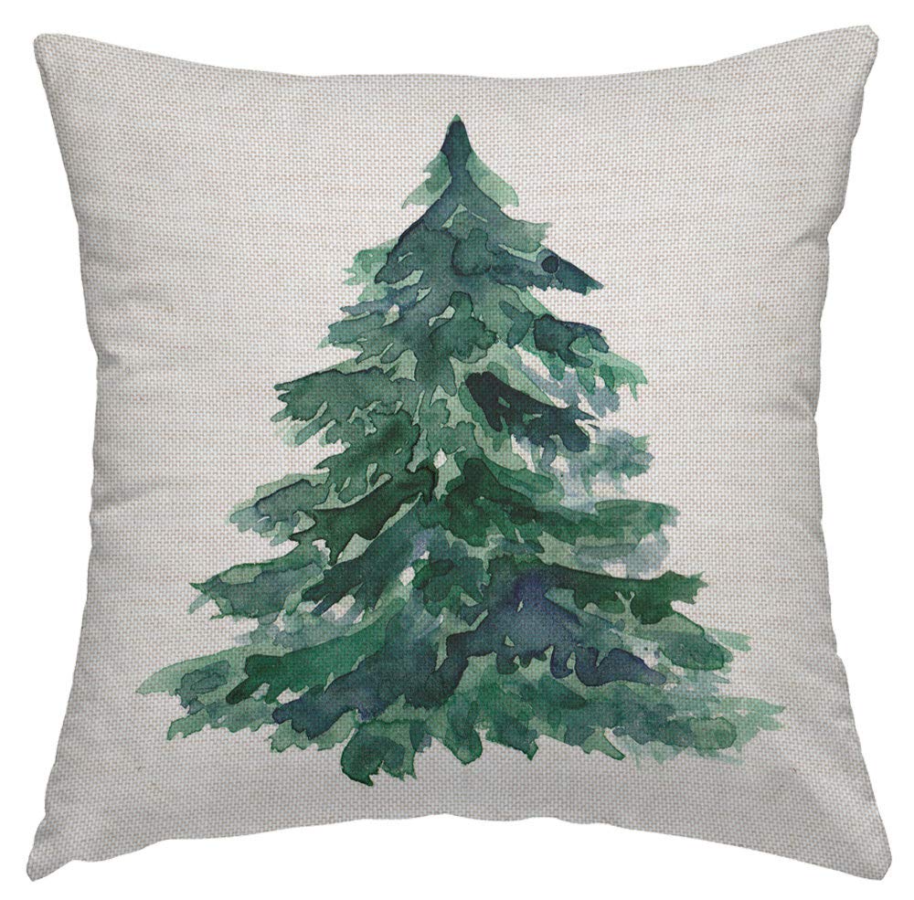 Albero Di Abete - Acquerello Illustrazione di Stock - Illustrazione di