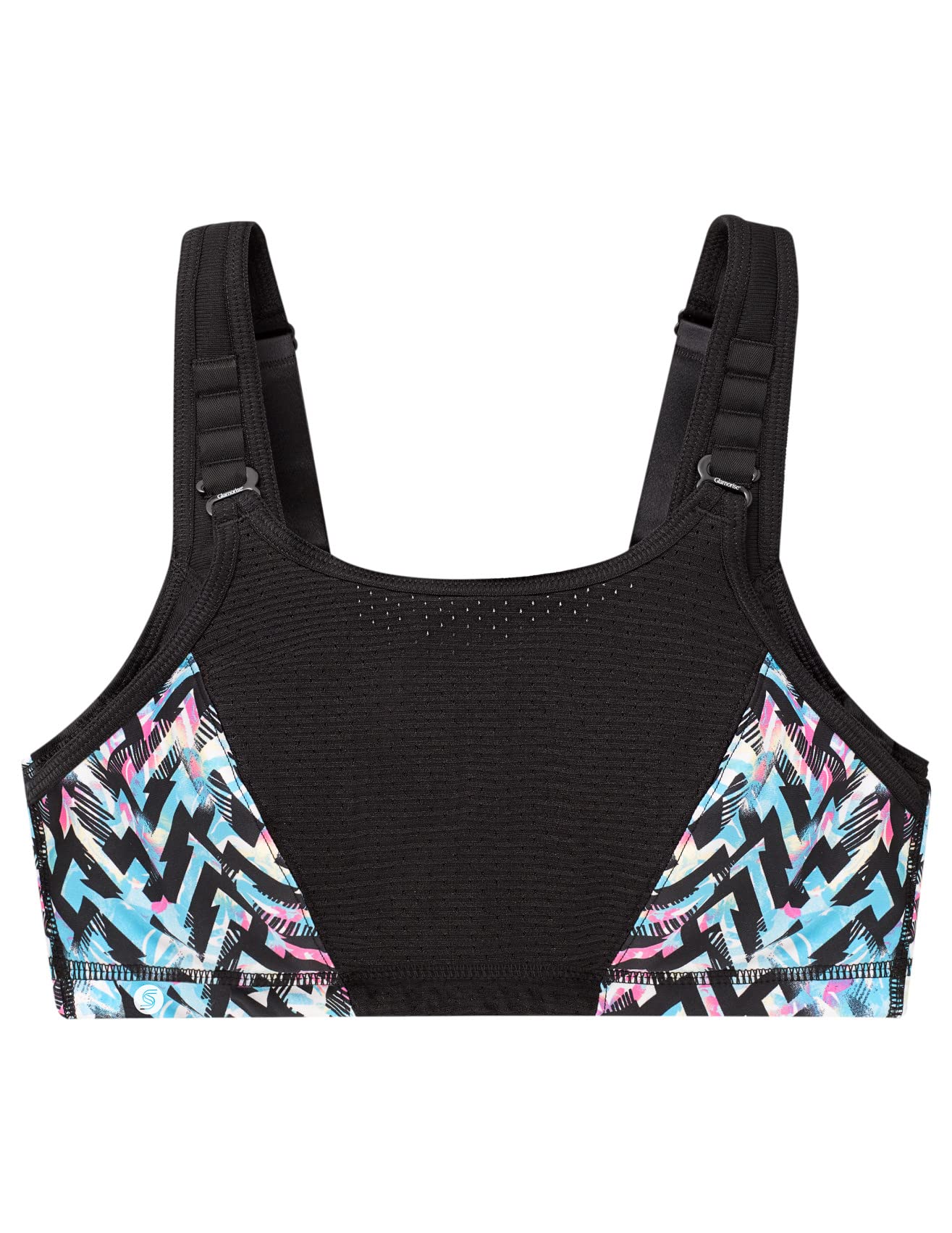 Glamorise Damski biustonosz sportowy Full Figure Elite Performance regulowany Wonderwire #9167