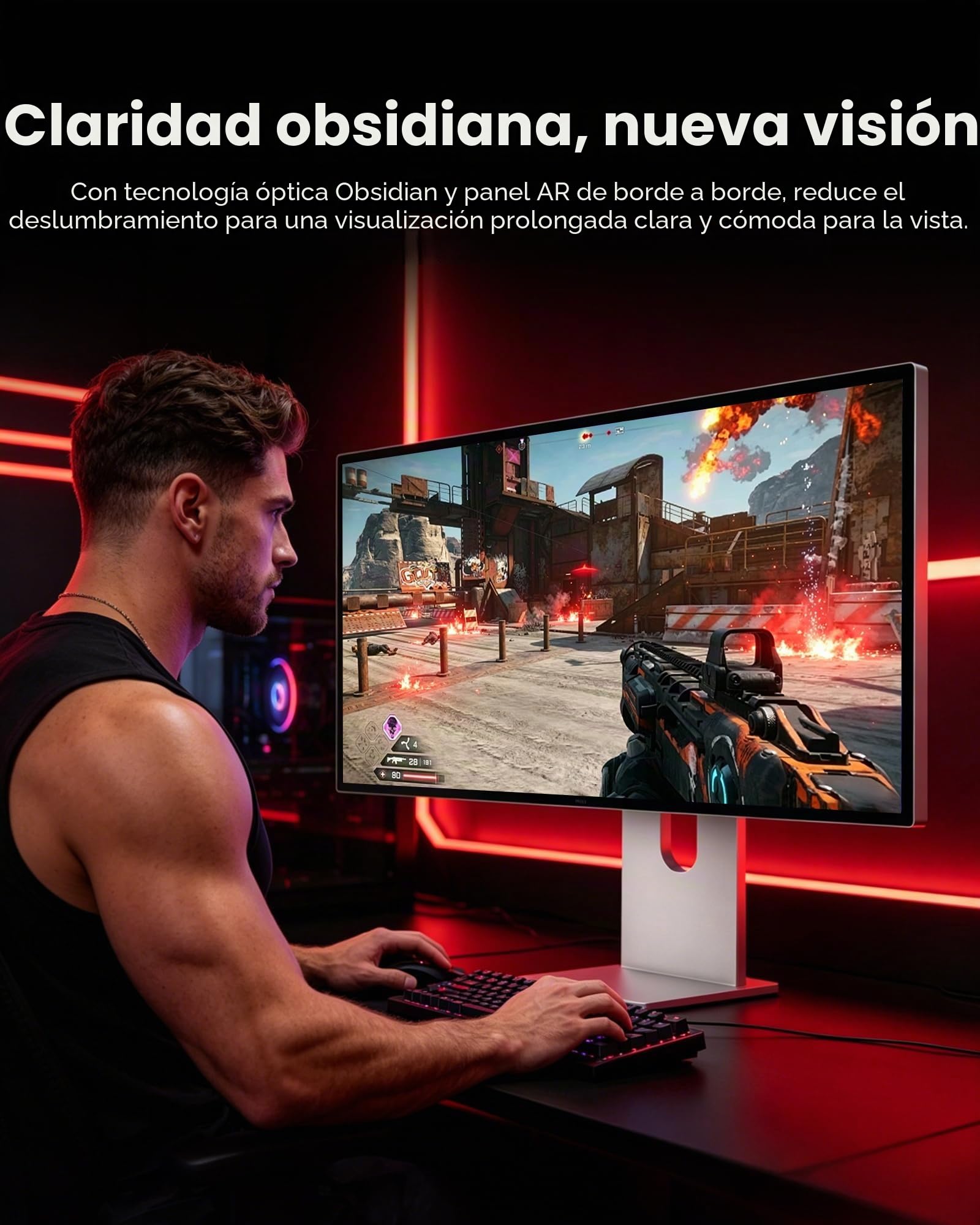 P27Z 27'' 5K Monitor 218ppi 80Hz 330Hz Doble Modo Minimalist con Soporte | 5120x2880 600 cd/m² USB C 80Gbps 100W Carga 98% DCI-P3 10Bit Altavoces Integrados para Gamers Diseñadores