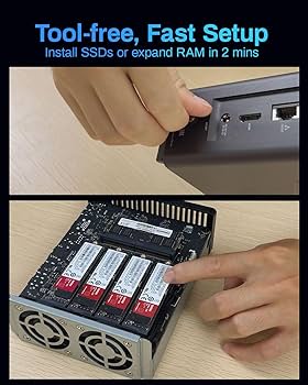 TERRAMASTER F8 SSD Plus NAS - 8Bay All SSD NAS Storage Core i3 8