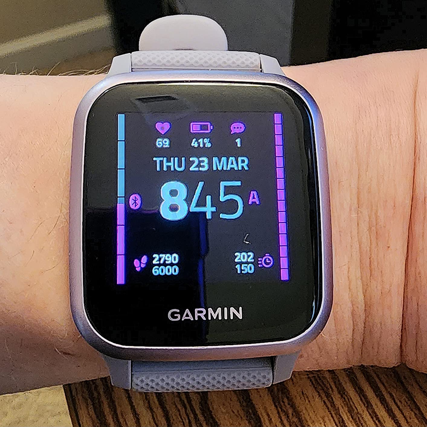 Garmin Venu Sq, Shadow Gray with Slate Bezel (010-02427-00) – GPS