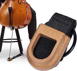 Adjustable Cello Endpin Anchor Non-slip with O-ring Stopper Stand Thick Pad Antiskid Sponge for Cellist Practice Performanc, Stopper Rest Holder Stand Antiskid Device Adjustable Strap