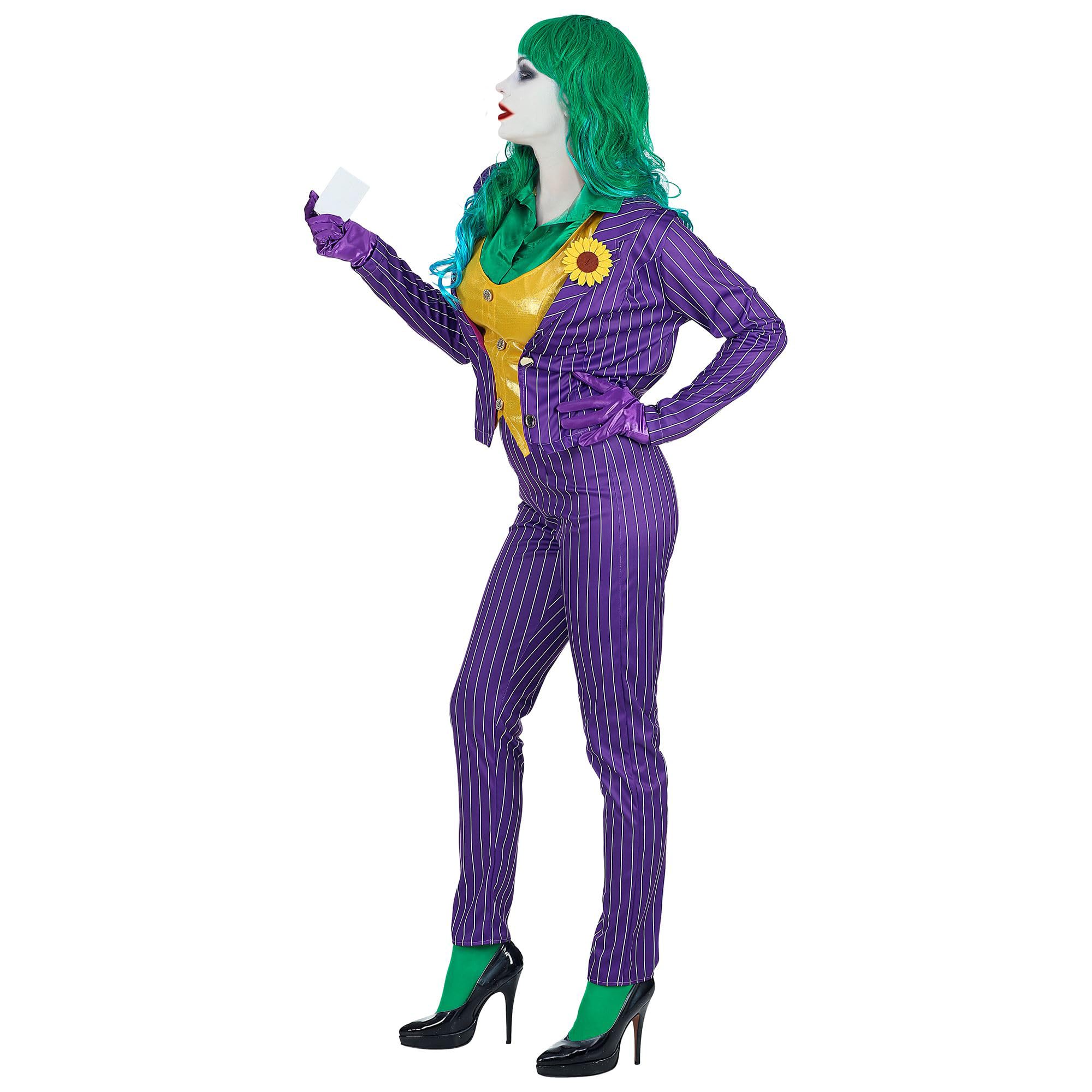 W WIDMANN MILANO Party Fashion - Costume da clown malvagio, clown dell'orrore, Halloween, costume di carnevale