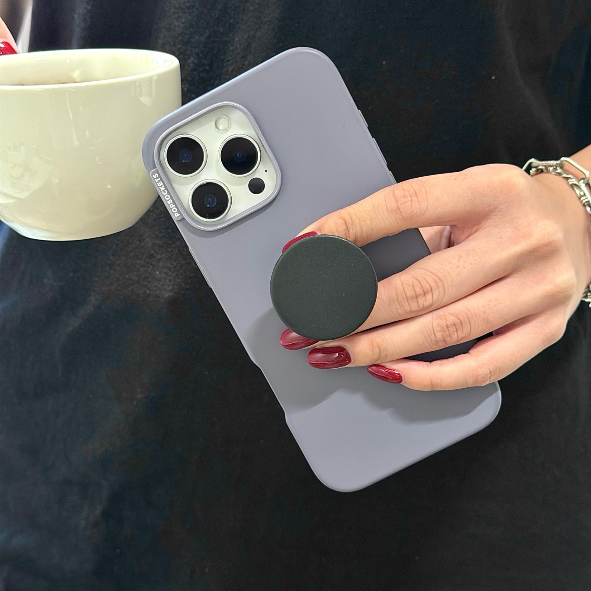 PopSockets Adhesive Phone Grip, Holder- Black — Amazon image 6