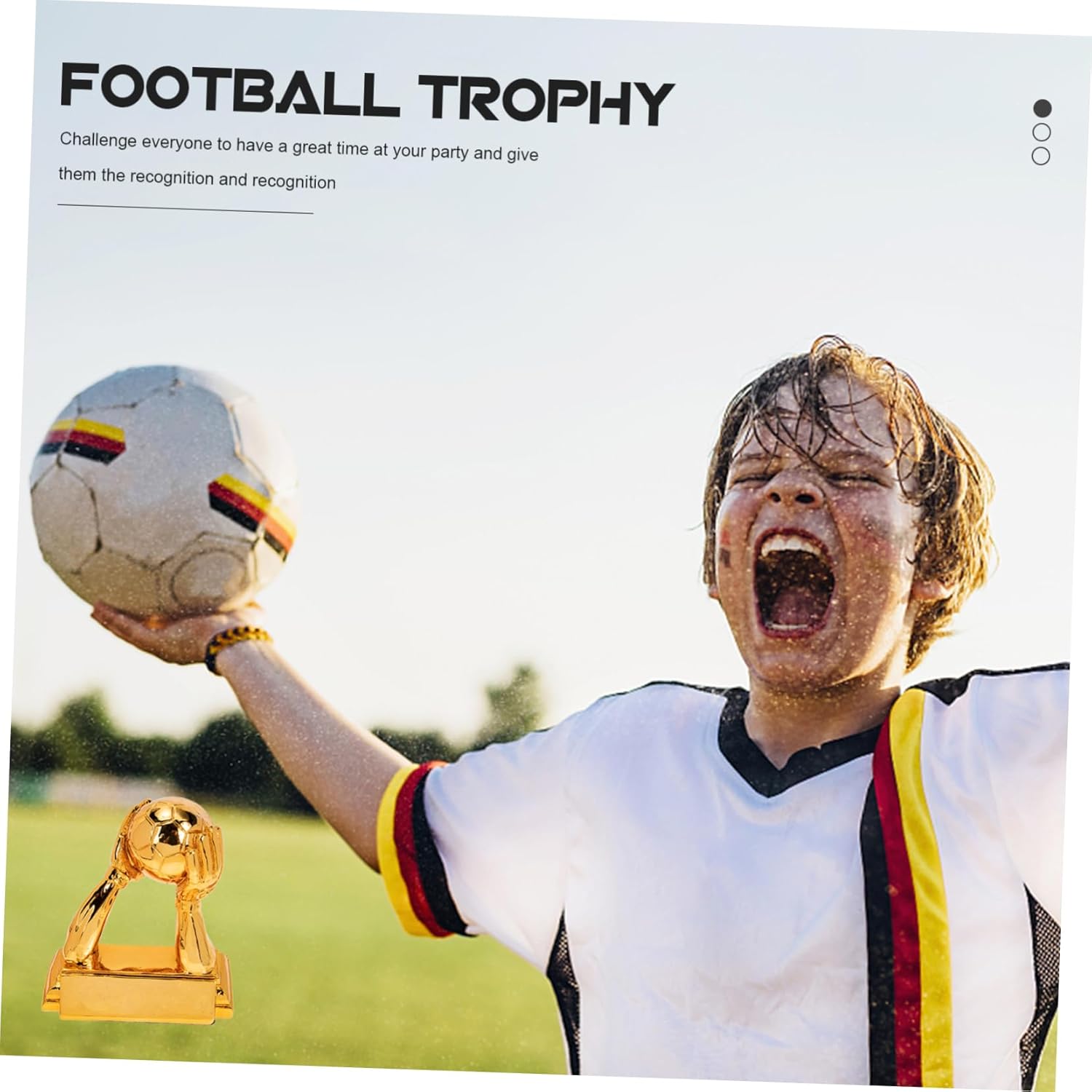 Decorative Soccer Goalie Gloves Trophy Bulk Boys and Girls Soccer Trophies Resin