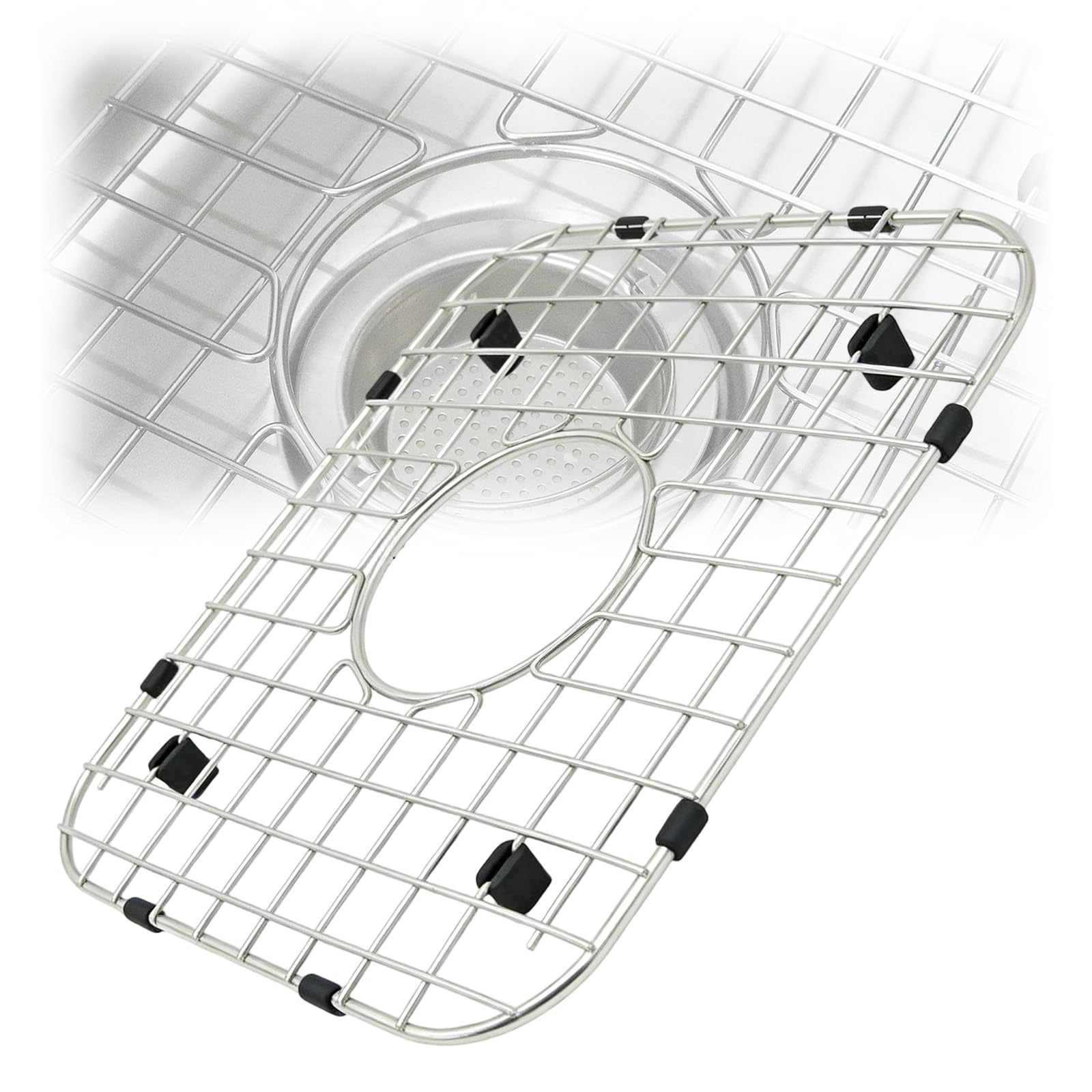 Piceioep Good Rustless Net Sink Framework Highlighting Softened for Stream and Efficient Draining Cabinet Sink Guard