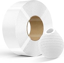 Creality PETG Filament Refill 3D Printer Filament-1kg 1.75mm (2.2lb), for Bambu Lab Reusable Spool, Dimensional Accuracy ± 0.03 mm, 1kg PETG White