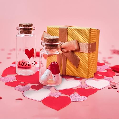 Miniatura 6 de 6 manteles individuales bordados para el día de San Valentín, diseño de corazón para el día de San Valentín, para el día más dulce, boda, San