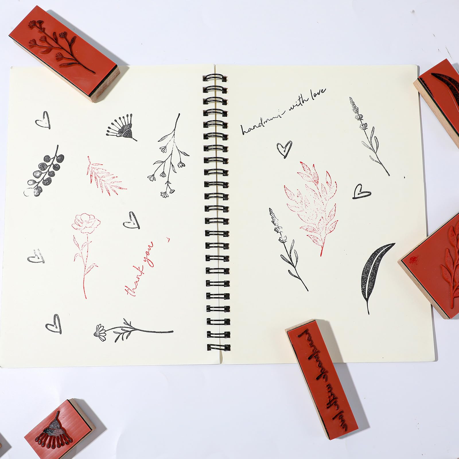 Vintage Plant & Flower Rubber Stamps - DIY Craft Supplies -7 Vintage Plant & Flower Rubber Stamps - DIY Craft Supplies -7