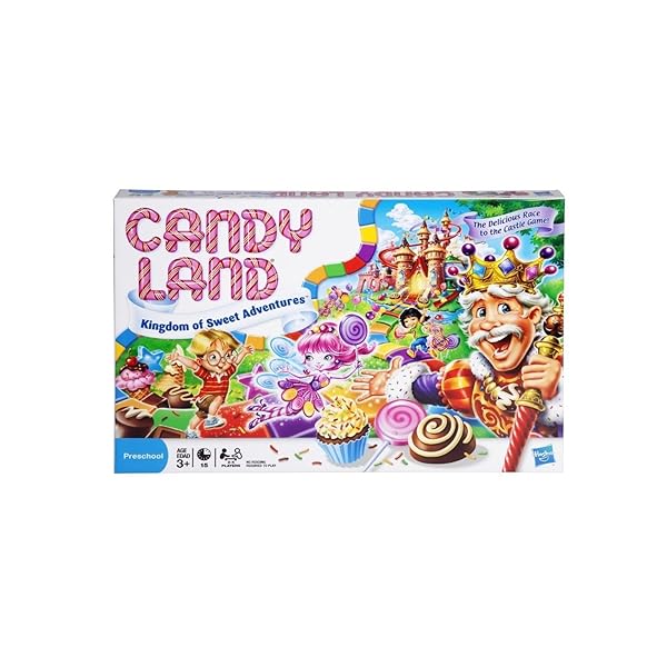 Hasbro Gaming Candy Land Kingdom of Sweet Adventures Board Game for Kids, Ages 3 & Up (Amazon Exclusive)