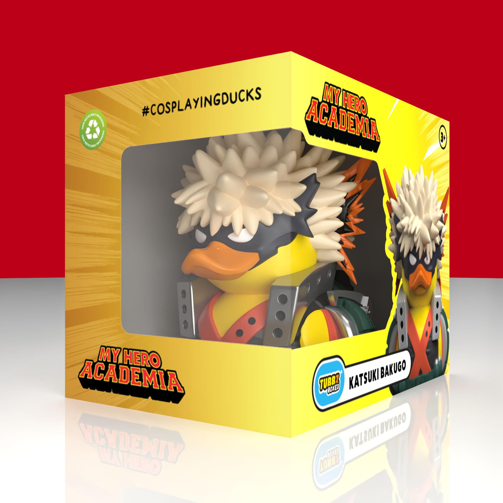 TUBBZ Boxed Edition: My Hero Academia, Bakugo Katsuki Cosplaying Rubber Duck Vinyl Figure, Bakugo Katsuki (Boxed) - Image 2