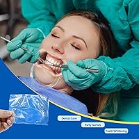Vista 5 de JMU 20 piezas de retractores dentales M de mejillas, abridor de boca en forma de C, empaquetado individualmente, transparente