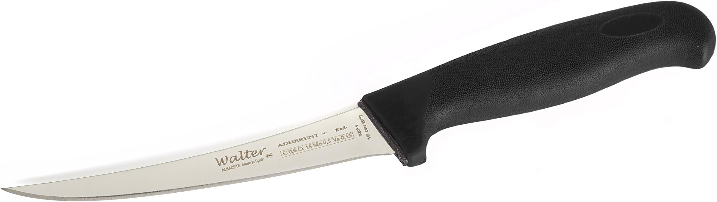 Walter ADHERENT+ โ Boning Knife Curved Blade 15 cm Black